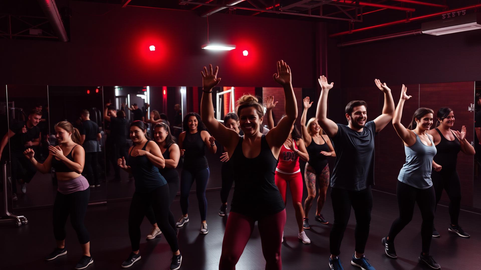 Turma de treino funcional na Sport Fitness